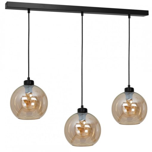 Pendant lamp SOFIA AMBER 3xE27