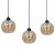 Pendant lamp SOFIA AMBER 3xE27