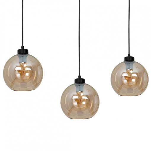 Pendant lamp SOFIA AMBER 3xE27