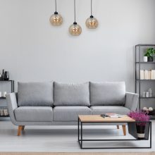 Pendant lamp SOFIA AMBER 3xE27