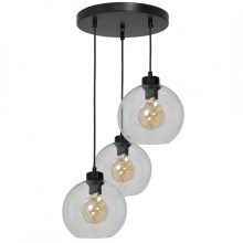 Pendant lamp SOFIA CLEAR 3xE27