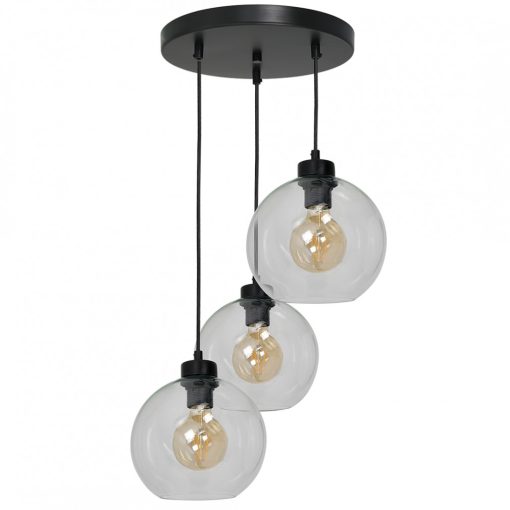 Pendant lamp SOFIA CLEAR 3xE27