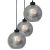 Pendant lamp SOFIA SMOKED 3xE27