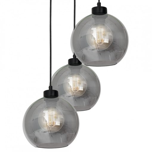 Pendant lamp SOFIA SMOKED 3xE27