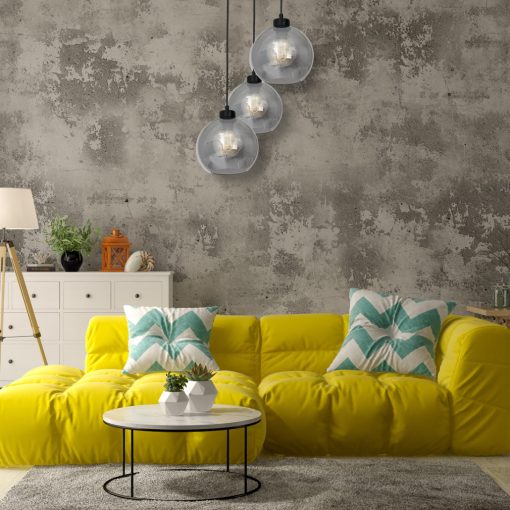Pendant lamp SOFIA SMOKED 3xE27