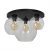Ceiling  lamp SOFIA CLEAR 3xE27