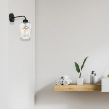 Wall lamp SANTIAGO CLEAR 1xE27
