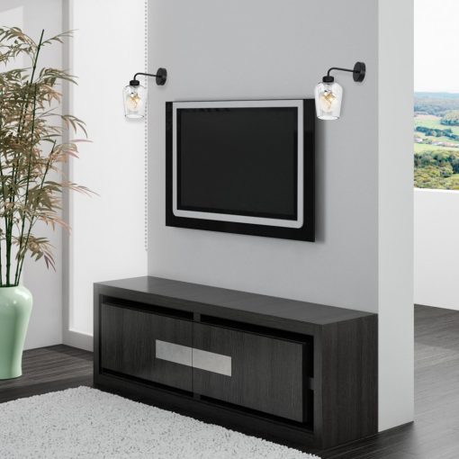 Wall lamp SANTIAGO CLEAR 1xE27