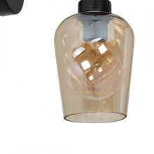 Wall lamp SANTIAGO AMBER 1xE27