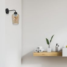 Wall lamp SANTIAGO AMBER 1xE27
