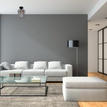 Ceiling  lamp SANTIAGO SMOKED 1xE27