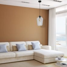 Pendant lamp SANTIAGO CLEAR 1xE27