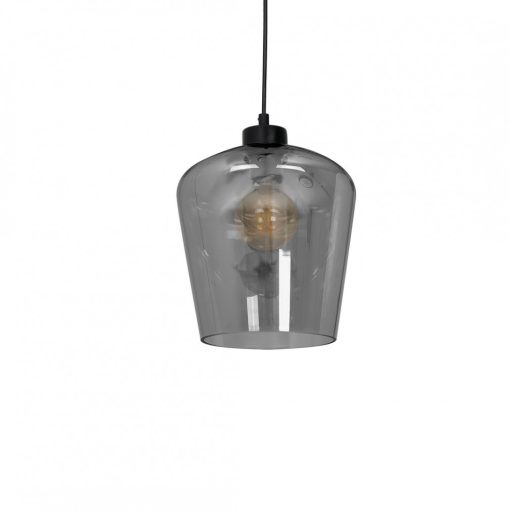 Pendant lamp SANTIAGO SMOKED 1xE27