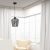 Pendant lamp SANTIAGO SMOKED 1xE27