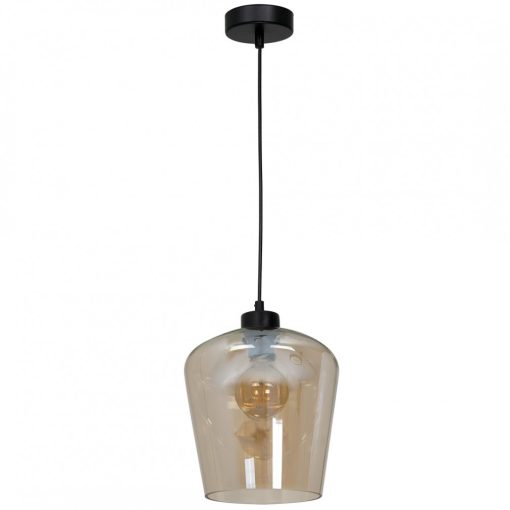 Pendant lamp SANTIAGO AMBER 1xE27