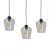 Pendant lamp SANTIAGO CLEAR 3xE27