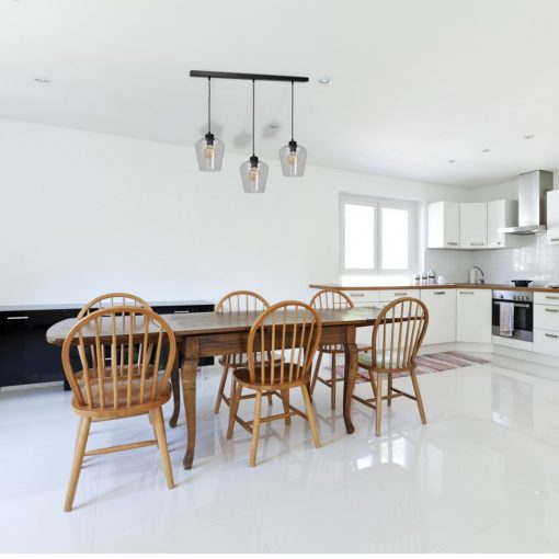 Pendant lamp SANTIAGO CLEAR 3xE27
