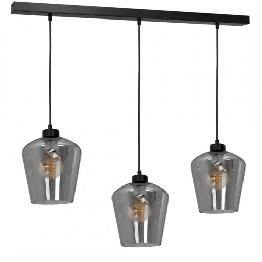 Pendant lamp SANTIAGO SMOKED 3xE27