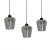Pendant lamp SANTIAGO SMOKED 3xE27