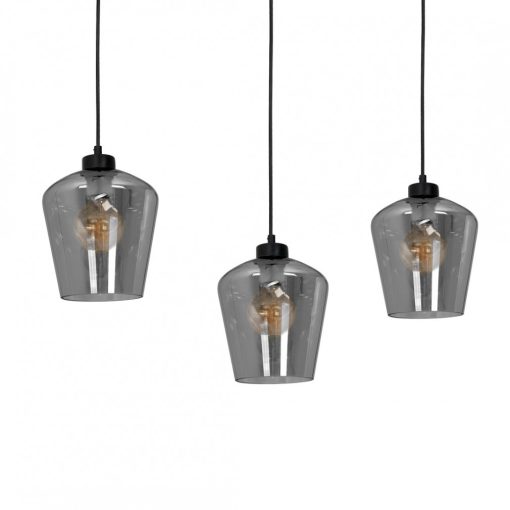 Pendant lamp SANTIAGO SMOKED 3xE27