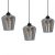 Pendant lamp SANTIAGO SMOKED 3xE27