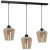 Pendant lamp SANTIAGO AMBER 3xE27