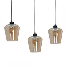 Pendant lamp SANTIAGO AMBER 3xE27