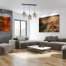 Pendant lamp SANTIAGO AMBER 3xE27