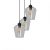 Pendant lamp SANTIAGO CLEAR 3xE27