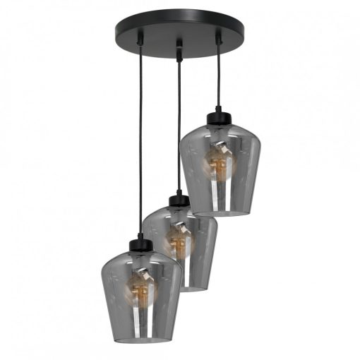 Pendant lamp SANTIAGO SMOKED 3xE27