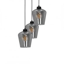 Pendant lamp SANTIAGO SMOKED 3xE27