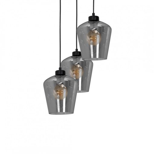Pendant lamp SANTIAGO SMOKED 3xE27