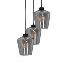 Pendant lamp SANTIAGO SMOKED 3xE27