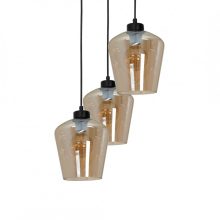 Pendant lamp SANTIAGO AMBER 3xE27