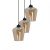 Pendant lamp SANTIAGO AMBER 3xE27
