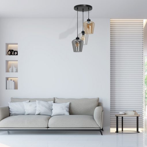 Pendant lamp SANTIAGO MIX 3xE27