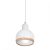 Pendant lamp OVAL WHITE 1xE27