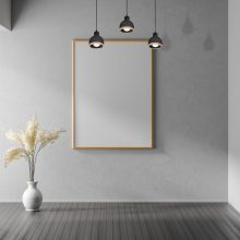 Pendant lamp OVAL BLACK 3xE27