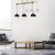 Pendant lamp ERIK Black/Wood 3xE27