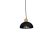 Pendant lamp ERIK Black/Wood 5xE27