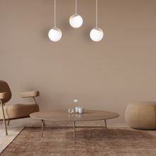 Pendant lamp SFERA WOOD 3xE14