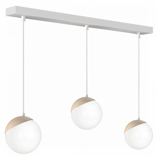 Pendant lamp SFERA WOOD 3xE14