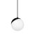 Pendant lamp SFERA BLACK 3xE14