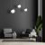 Pendant lamp SFERA BLACK 3xE14