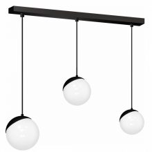 Pendant lamp SFERA BLACK 3xE14