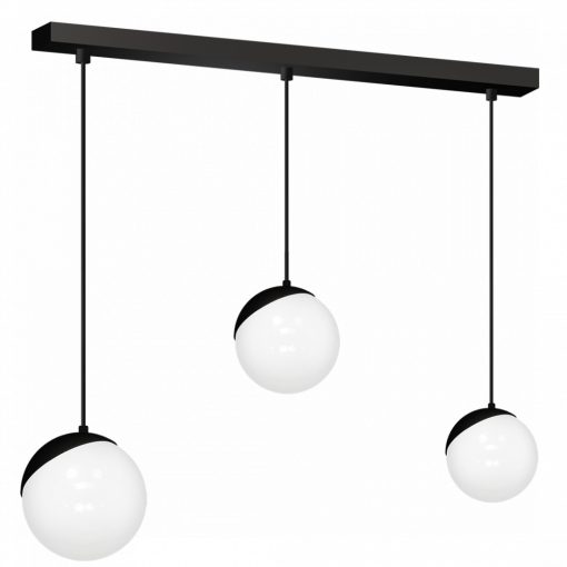 Pendant lamp SFERA BLACK 3xE14