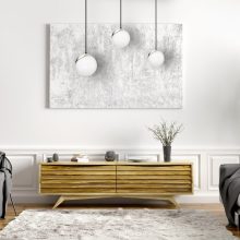 Pendant lamp SFERA BLACK/CHROME 3xE14