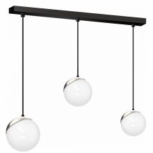 Pendant lamp SFERA BLACK/CHROME 3xE14