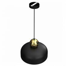 Pendant lamp HARALD GOLD/BLACK 1xE27