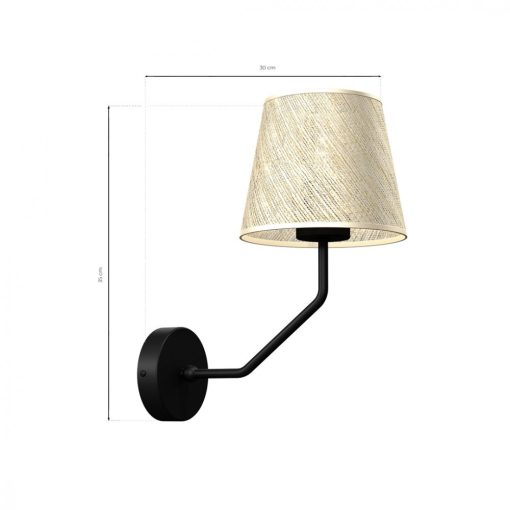 Wall lamp ETNA Black 1xE27